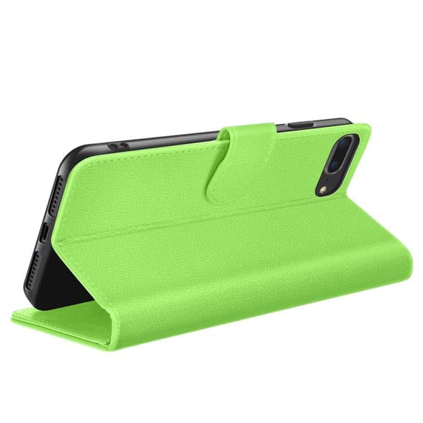 Plånboksfodral för iPhone 8 Plus / 7 Plus Stöd och Magnetflik Zanaé Grön Grön