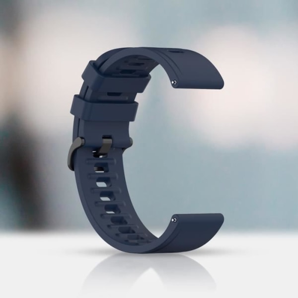 Armbånd til Xiaomi Watch S1 Active / Urfarve 2 - AVIZAR - Soft Night Blue - Bredde 22 mm Nattblått