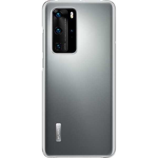 Gennemsigtig hård skal - Huawei - P40 Pro - Grå - Original skal - Optimal beskyttelse Transparent