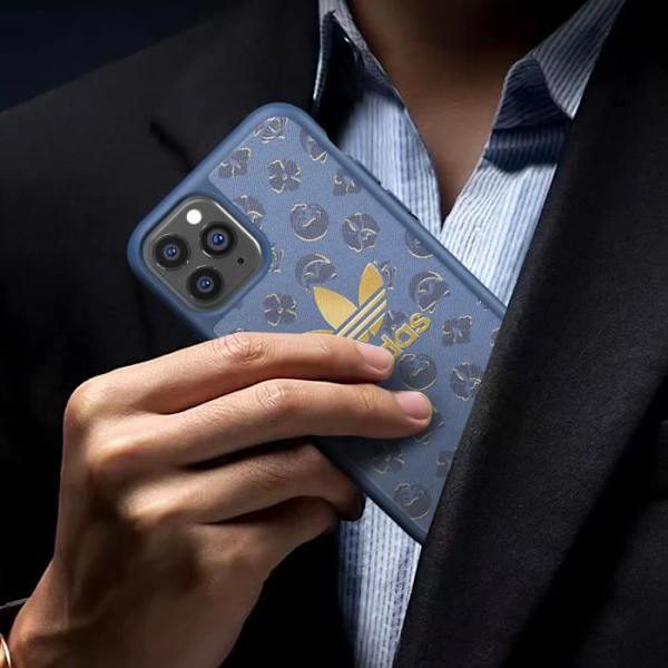 Adidas Shibori Collection iPhone 11 Pro Hard Case - Hævede kanter - Midnatsblå Blå