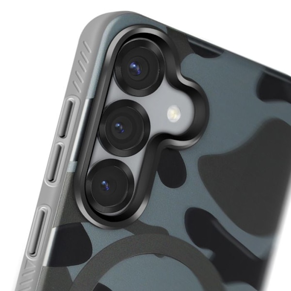 Coque MagSafe for Samsung Galaxy S25 F-Protect Forcell Camouflage Grön