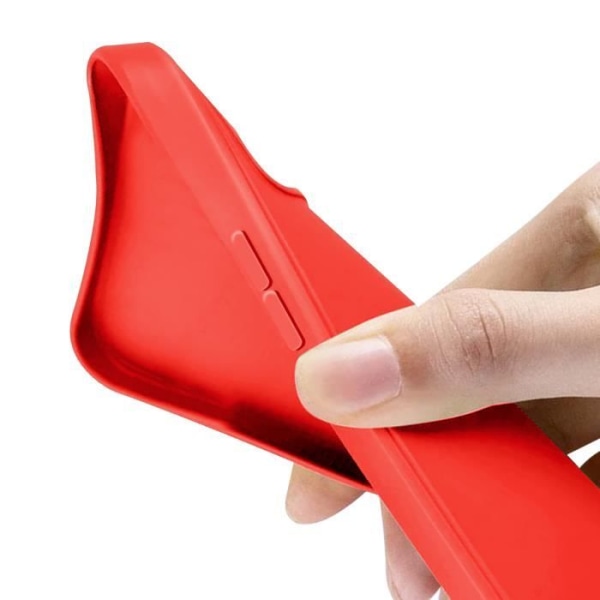 Taske til Xiaomi Redmi 13C Soft Touch Matte Ultra Flexible Red Röd