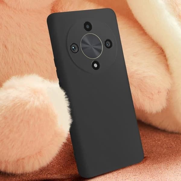 Coque - Honor - Magic 6 Lite 5G - Semihård - Anti-pletter - Stødbeskyttelse Svart