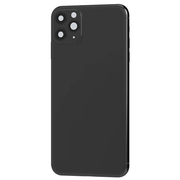 iPhone 11 Pro Max -runko tummanharmaalla takalasilla Grå