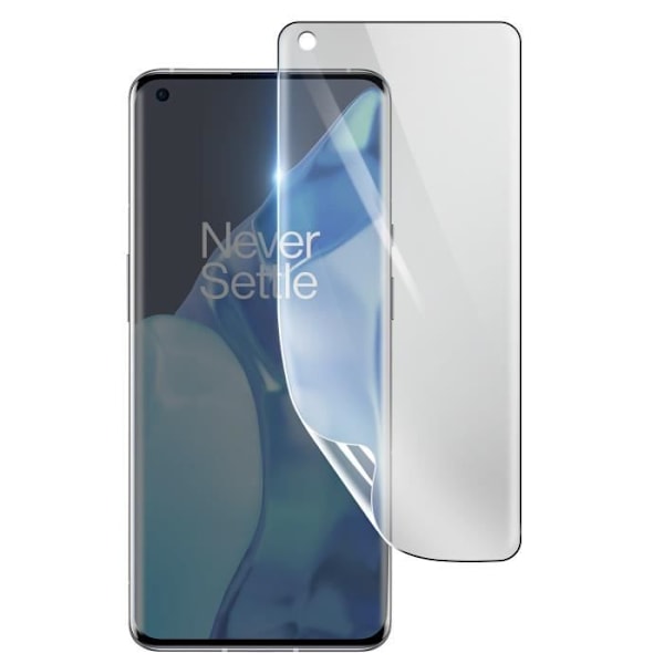 Näytönsuoja - 3MK - OnePlus 9 Pro - Iskunkestävä Hydrogeeli - Naarmuuntumaton - Itsestään uusiutuva Transparent