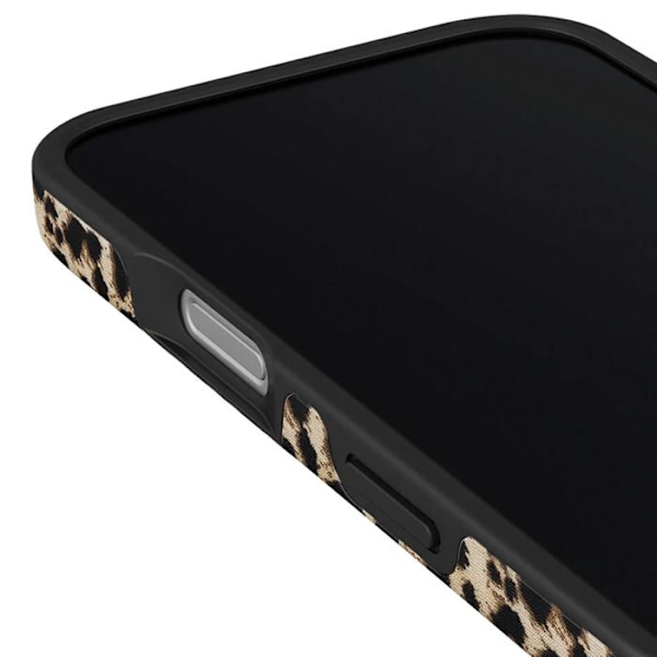 Coque MagSafe til iPhone 16 Plus Elegant Player Mønster Burga Brun kastanj