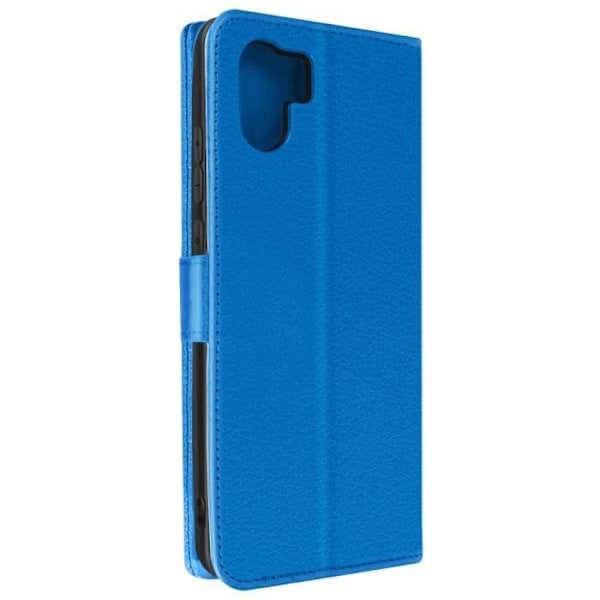 AVIZAR plånboksfodral till Xiaomi Redmi A1 - Blå - Videostöd - Sprucket utseende blå