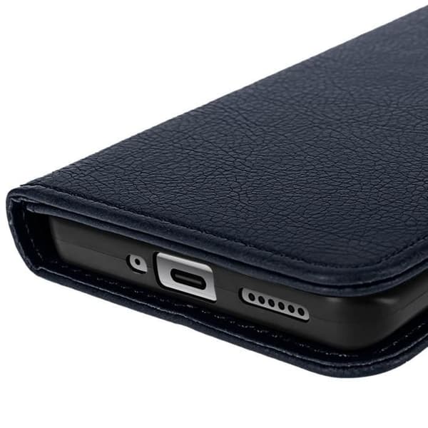 Plånboksfodral - Xiaomi - Redmi Note 14 Pro/Pro Plus - Blå - Stöd - Magnetflik Blå