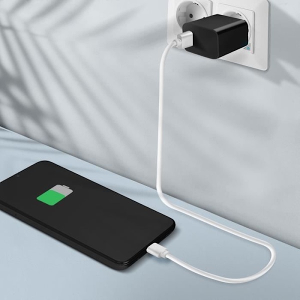 Laddningsconnector - Samsung - Galaxy A20e - USB-C - Jack 3.5mm - Svart Svart