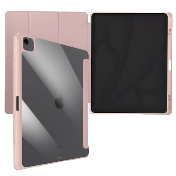 Skal till iPad Air 13 2024 - AVIZAR - Videostöd / Tangentbord - Pulverrosa Rosa