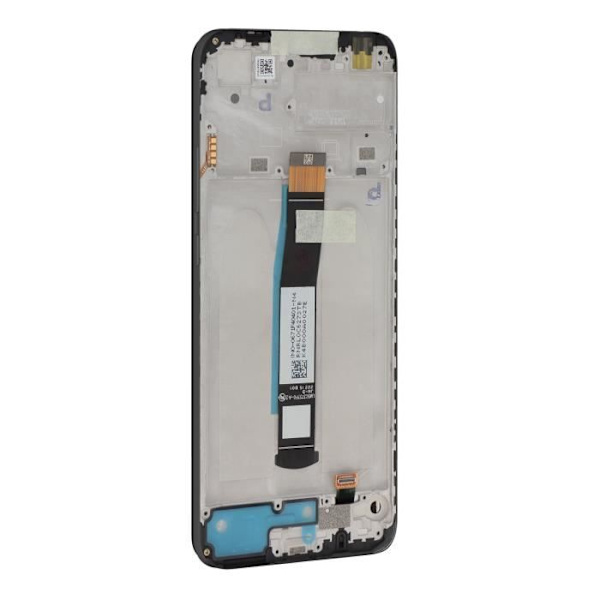 Skærm til Xiaomi Redmi 10C - XIAOMI - LCD + Touchscreen + Ramme - Grå Grå