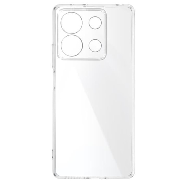 Kotelo Xiaomi Redmi Note 13 5G -kameralle suojattu silikonisuojattu ohut läpinäkyvä Transparent