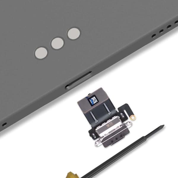 Korjausosa - AVIZAR - iPad Pro 11 2024 - USB-C - Hopea - Harmaa