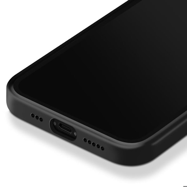 iPhone 16e MagSafe Löshock-kotelo Matta Voimakotelo Musta Svart