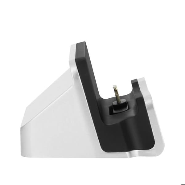 Lightning opladerdock til iPhone Hurtig opladning 18W med 1m kabel Sølv Grå