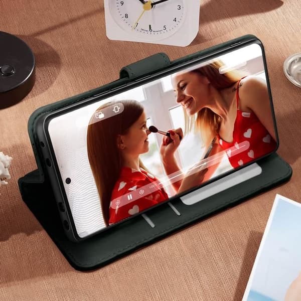 Pungetui - AVIZAR - Xiaomi Redmi Note 14 Pro/Pro Plus - Sort - Semi-stift - Video støtte Svart