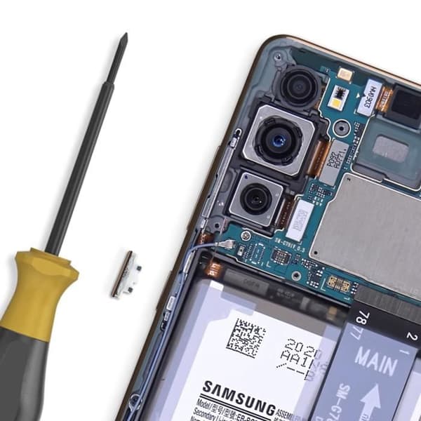 Original Samsung Reservedel Power-knap til Samsung Galaxy S20 FE Orange