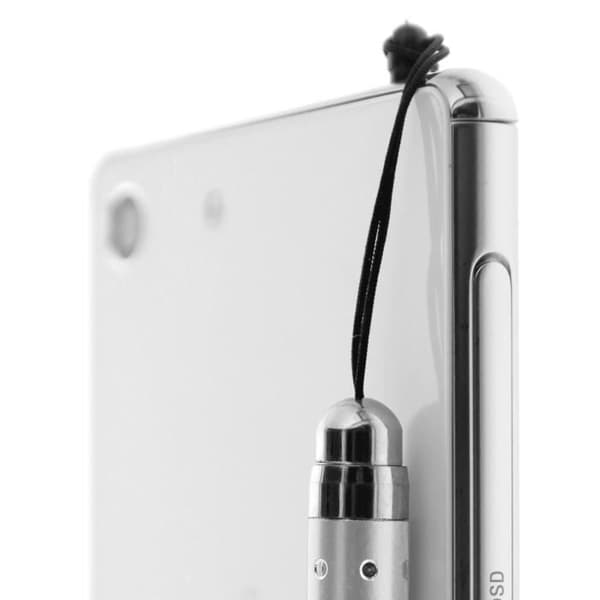 Stylet - Avizar - Silver - Retractable - Kompatibel med pekskärm - Silikonspets Pengar
