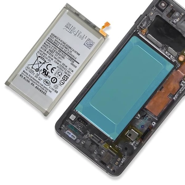 Akun liima - AVIZAR - Samsung Galaxy S10 - Vankka kiinnitys - Läpinäkyvä Transparent