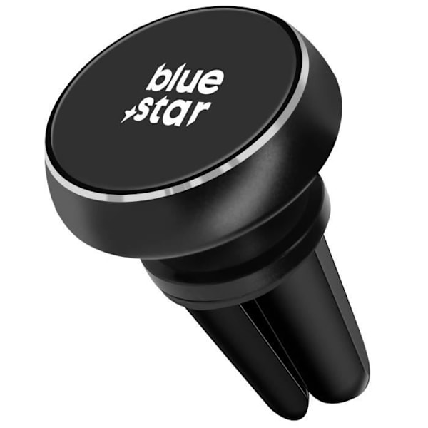 Magnetisk Bil Smartphone Holder Luftventil 360° Roterbar Blå Stjerne Sort Svart