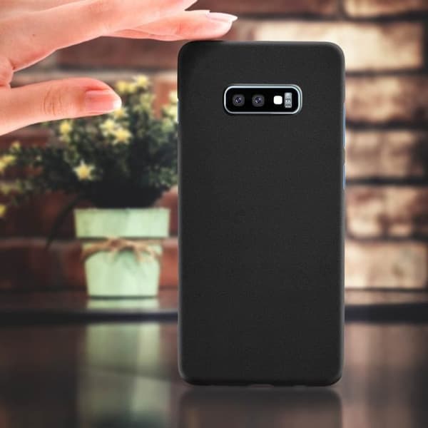 Coque - Galaxy - S10 Lite - Silikone Gel - Blød - Sort Svart