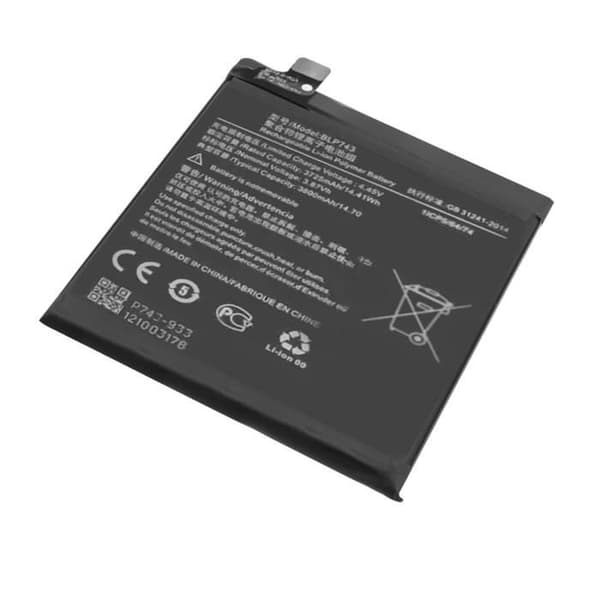 Internt batteri - Oneplus - 7T - 3700mAh - Sort - Kapacitet 3700mAh Svart