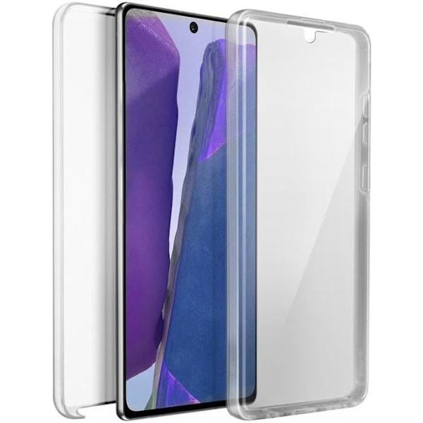 Coque - AVIZAR - Samsung Galaxy Note 20 - Hård Bakskydd - Mjuk Framsida - Transparent Transparent