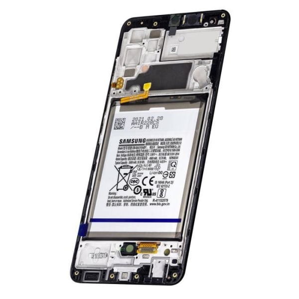 LCD-skærm - Samsung - Galaxy A32 - Original - Touchglas - Sort Svart