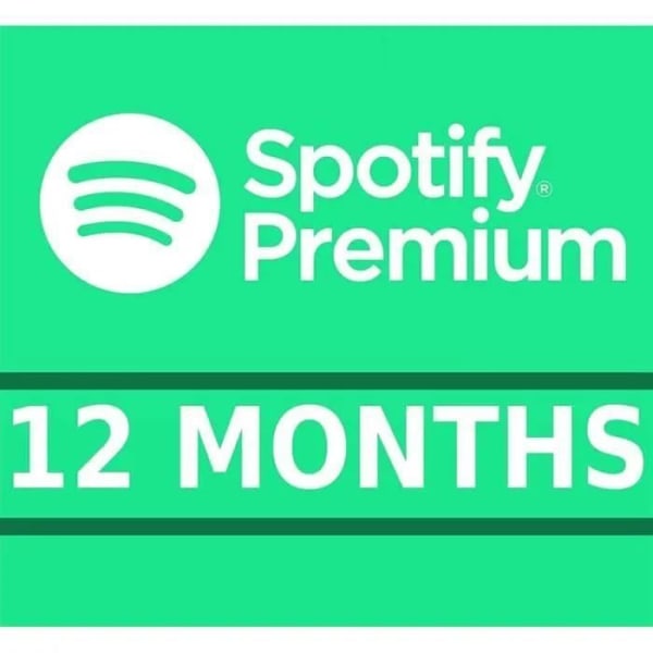 Spotify premium 12 månaders prenumeration