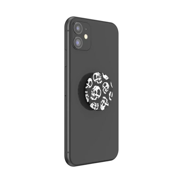 PopGrip för Smartphone Universell Skelly PopSockets Vit / Svart Vit