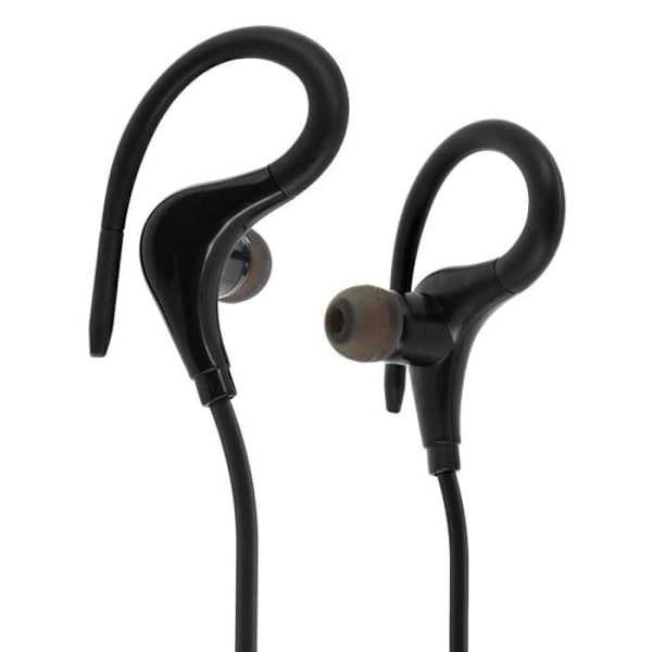 Bluetooth Sport høretelefoner Headset Sort - Fjernbetjening + Mikrofon