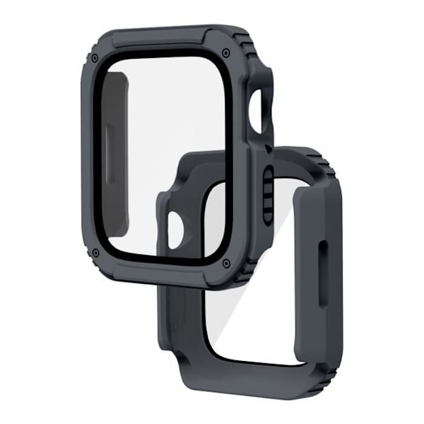 Fullt skydd härdat glas Apple Watch Series 6 / 5 / 4 / SE 44mm Grå Grå