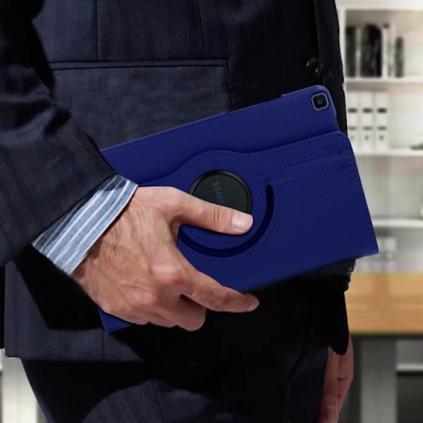 Kotelo - Samsung - Galaxy Tab A 8.0 2019 - Täysi suoja - 360° kääntyvä tuki - Sininen blå