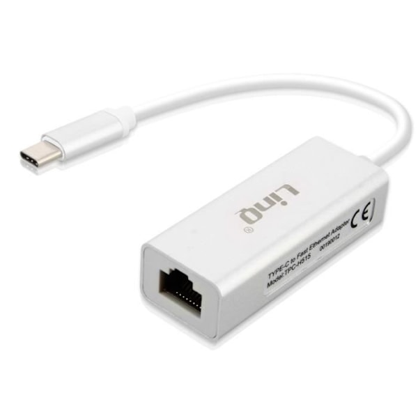Ethernet-sovitin - LinQ - TPC-H515 - Nopea ja turvallinen yhteysnopeus - USB-C - Kompakti muotoilu