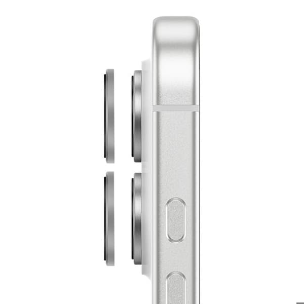 Kamerabeskyttelse - AVIZAR - iPhone 17 - hærdet glas - sølvkant - stødresistent