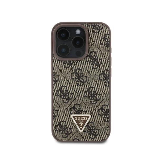 Guess Musta Metallinen Kolmion Strassilla Suoja Apple iPhone 16 Pro Edition 4G Svart