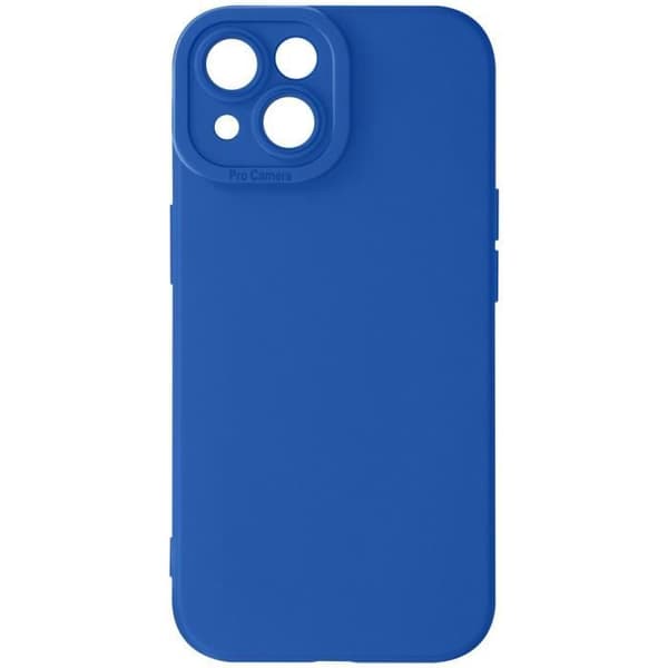 Cover - ADVISE - iPhone 13 - Silikone Mat - Kamerabeskyttelse - Blå Blå