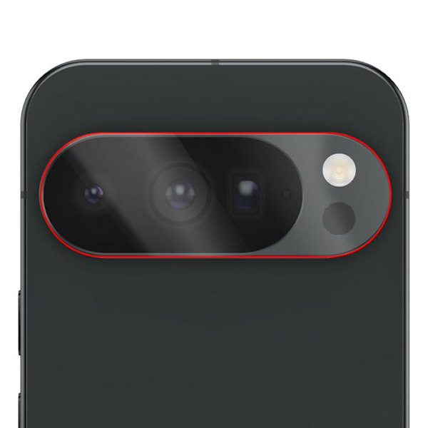 Erstatningslinse til Bagkamera Google Pixel 10 Pro med Sort Ramme Svart