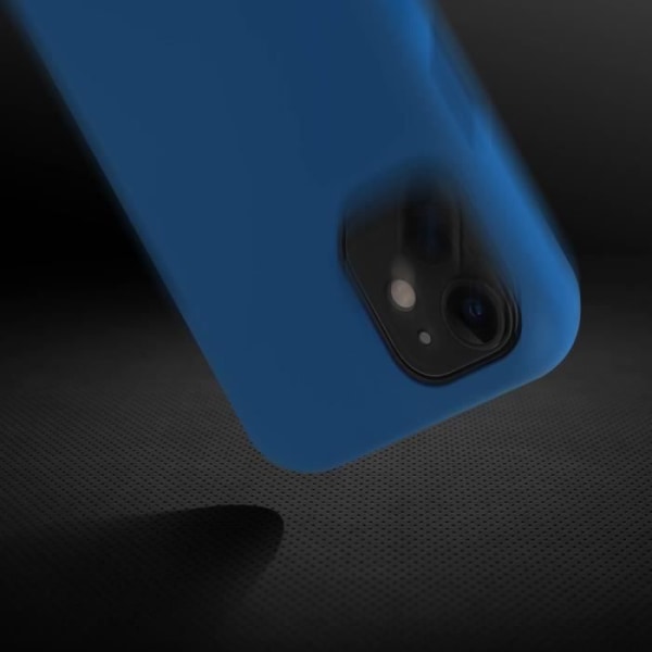 iPhone 11 silikonikotelo Puolijäykkä mattapintainen pehmeä kosketusviimeistely Tummansininen