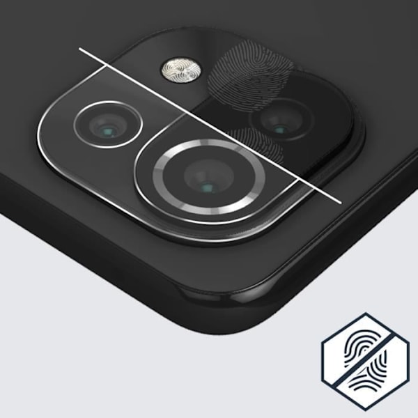 Filmmaterial Skydd - Xiaomi - Mi 11 Lite / Mi 11 Lite 5G - Härdat Glas 9H - Transparent - Kameraskydd Transparent