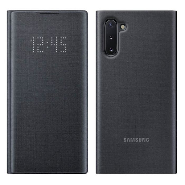 Samsung Galaxy Note 10 Case Kortholder LED View Cover Original Sort