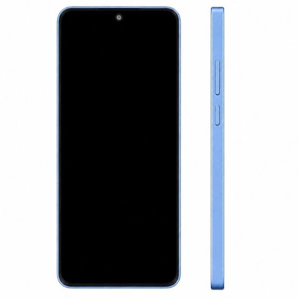 Fullskärm för Redmi Note 13 4G OLED-panel med pekskärm och blå ram Blå