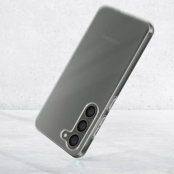 Kotelo Samsung S23 Soft Transparent Tempered Glass 9H Black Bigbenille
