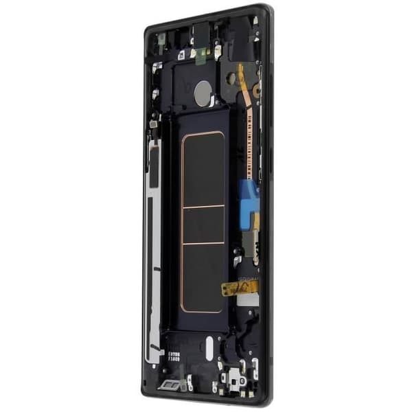 Framsidan Galaxy Note 8 Original Samsung LCD Skärm + Touch + Chassi Svart Sort