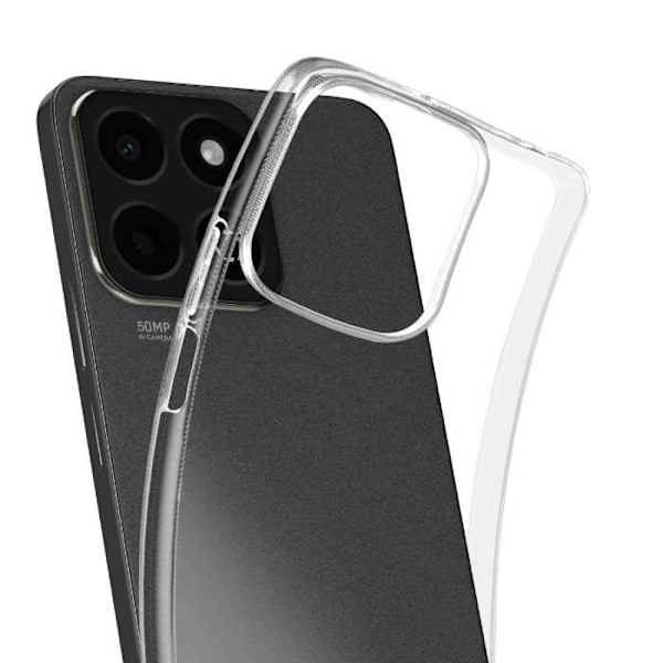 Coque til Honor 200 Smart Silikone Blød Design Tynd Transparent Transparent