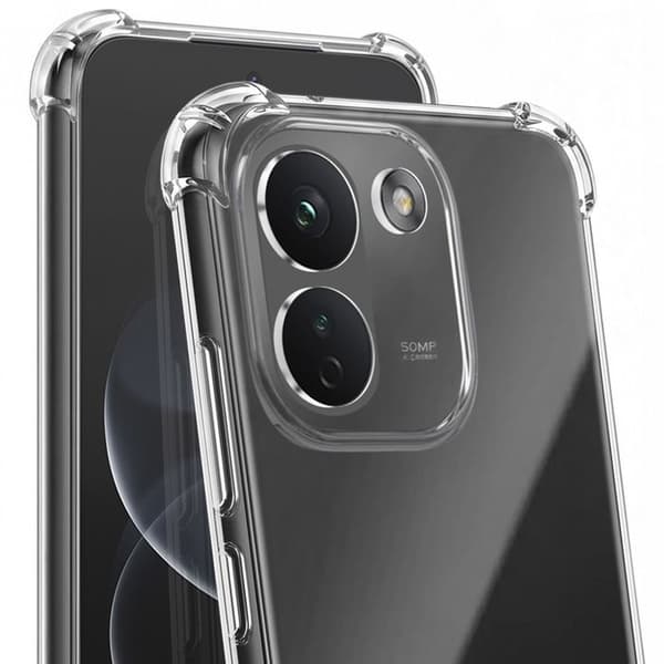 Coque Bumper til Xiaomi Redmi Note 17 Pro Max Stødabsorberende med Forstærkede Hjørner Zanaé Transparent Vit