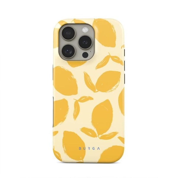 Coque - BURGA - Citron Tart - iPhone 16 Pro Max - Antichocs - Kompatibel med MagSafe - Gul Beige