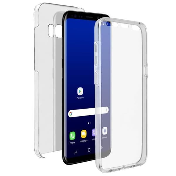Coque - UNDERRETTE - Galaxy S8 Plus - Silikone Gel - Stift Krystal - Fuld Beskyttelse Transparent