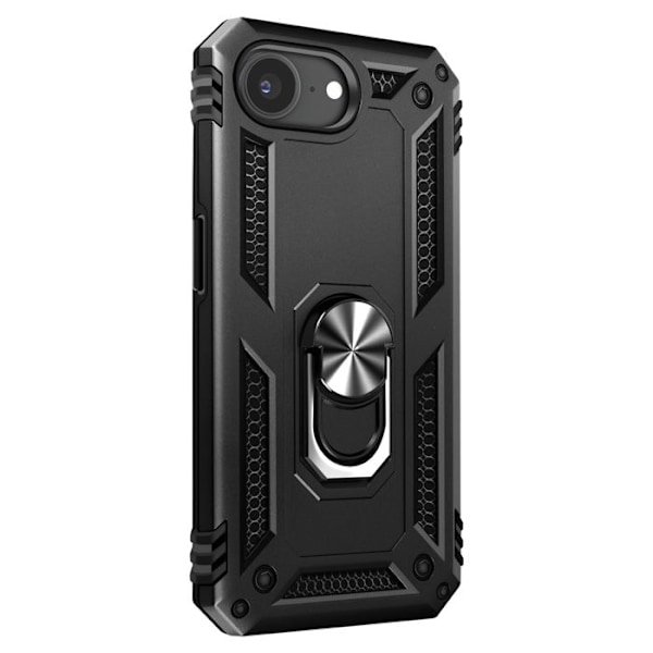 iPhone 16e Hybrid-kotelo Magneettituki Musta Svart