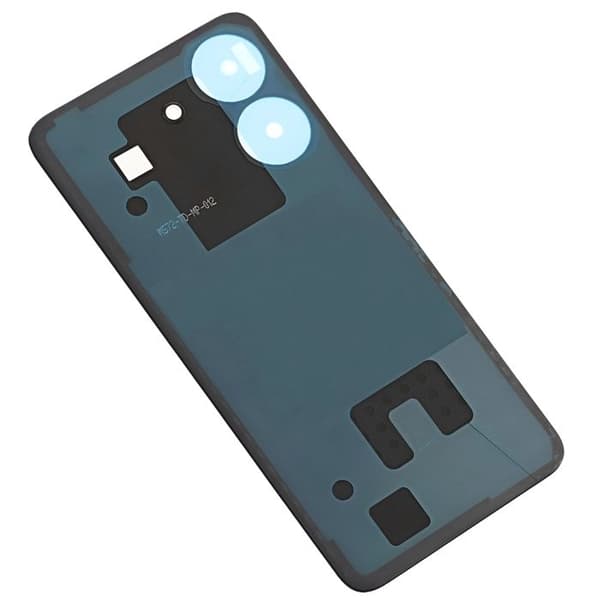 Batteri Cache - AVIZAR - Redmi 13C - Tempereret Glas - Sort - Integreret Klæb Svart
